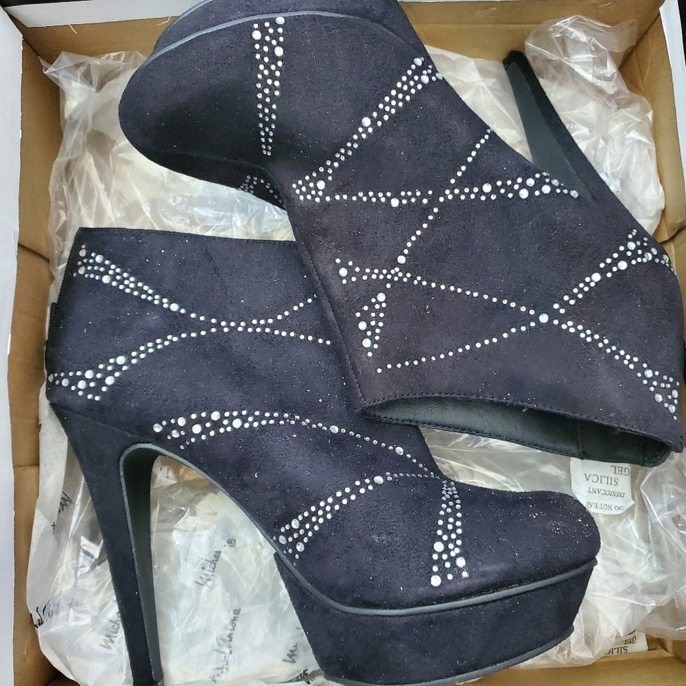 Gorgeous Rhinestone Covered Boot - image 1